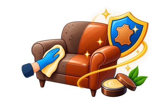 With every leather cleaning service, you'll receive a complimentary leather protection treatment.